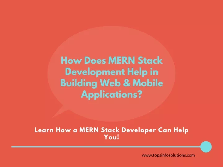 how does mern stack development help in building
