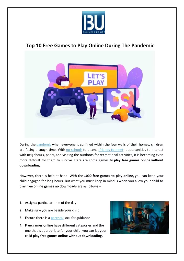 top 10 free games to play online during