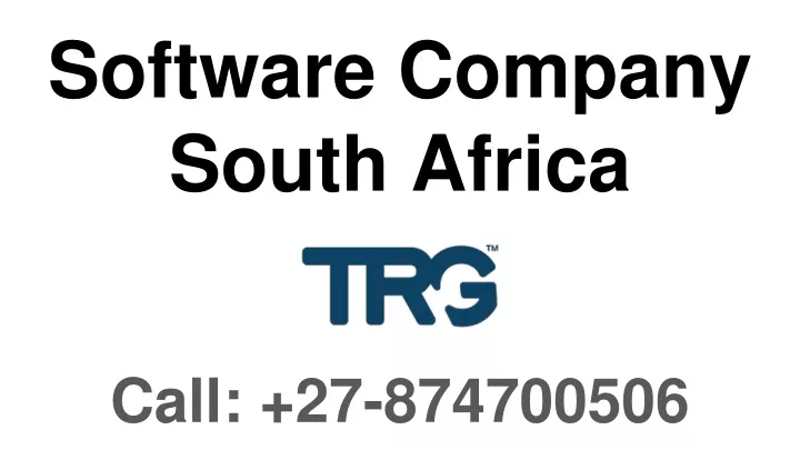software company south africa