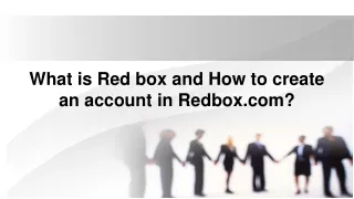 What is Red box and how to create an account?