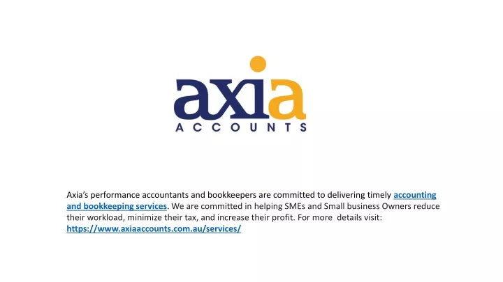 axia s performance accountants and bookkeepers