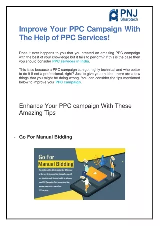 improve your ppc campaign with the help