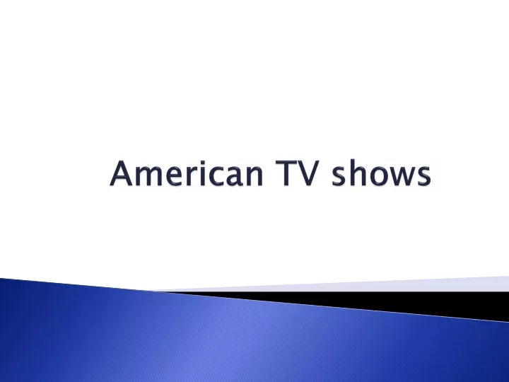 american tv shows
