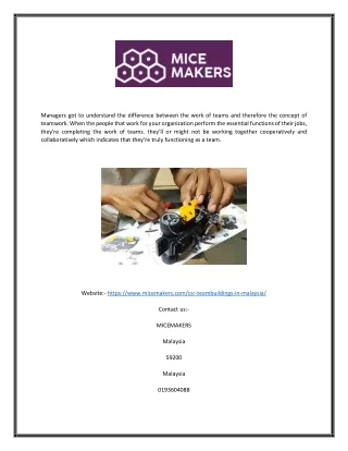 Csr Teambuildings in Malaysia | micemakers.com