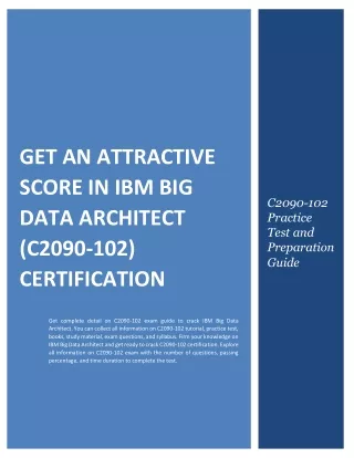 get an attractive score in ibm big data architect