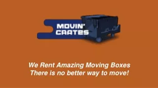 Moving Crates with Wheels Dallas - Movin' Crates