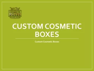custom cosmetic boxes