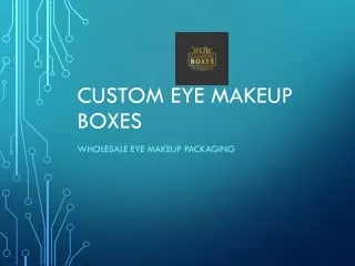 custom eye makeup boxes