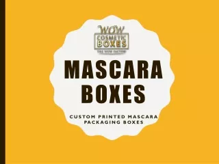 mascara boxes