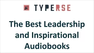 The Best Leadership and Inspirational Audiobooks