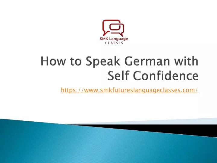 how to speak german with self confidence