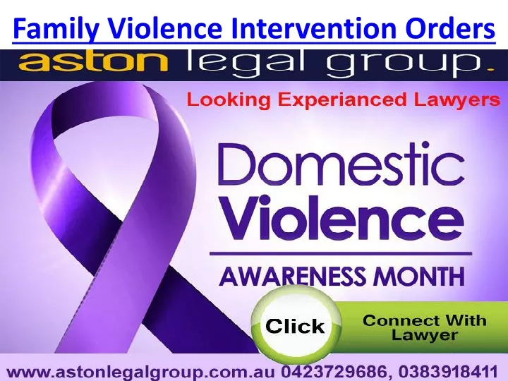 family violence intervention orders