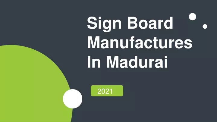 sign board manufactures in madurai