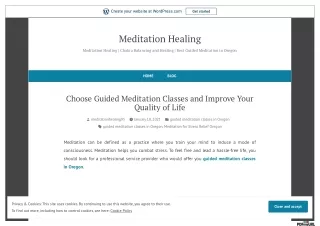 Choose Guided Meditation Classes and Improve Your Quality of Life