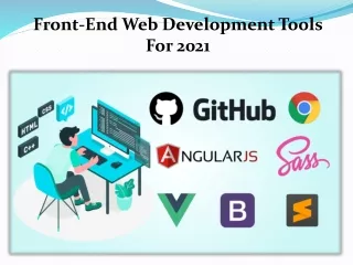 front end web development tools for 2021