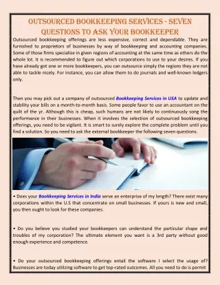 outsourcedbookkeepingservices seven questionsto