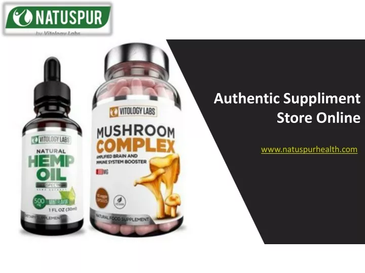 authentic suppliment store online