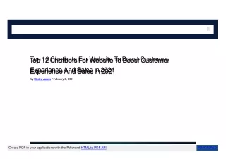 Top 12 Chatbots For Website | Best AI Chatbots Software To Use In 2021