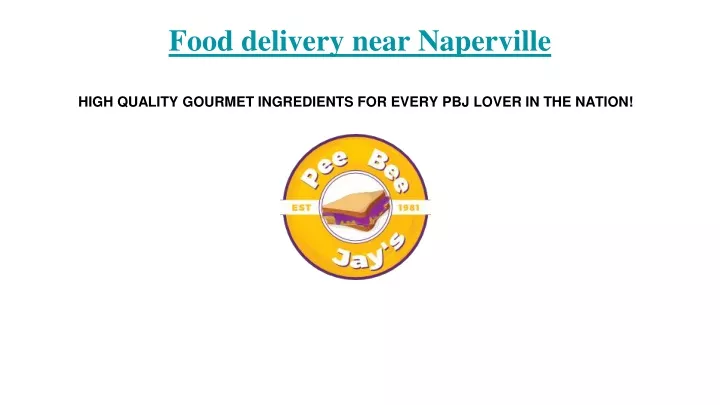 food delivery near naperville