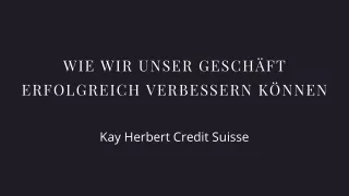 Die wichtigsten Lektionen für den Beruf – Kay Herbert erklärt