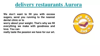 delivery restaurants Aurora