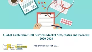 global conference call services market size