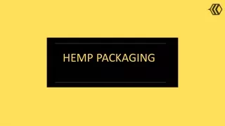 hemp packaging