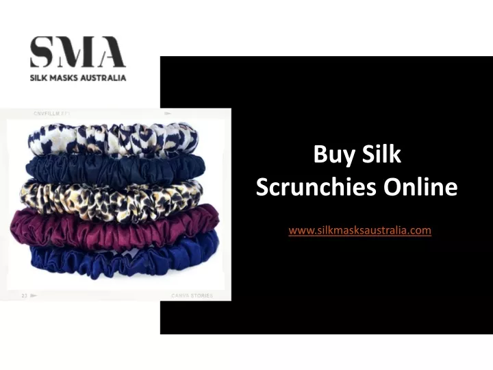 buy silk scrunchies online