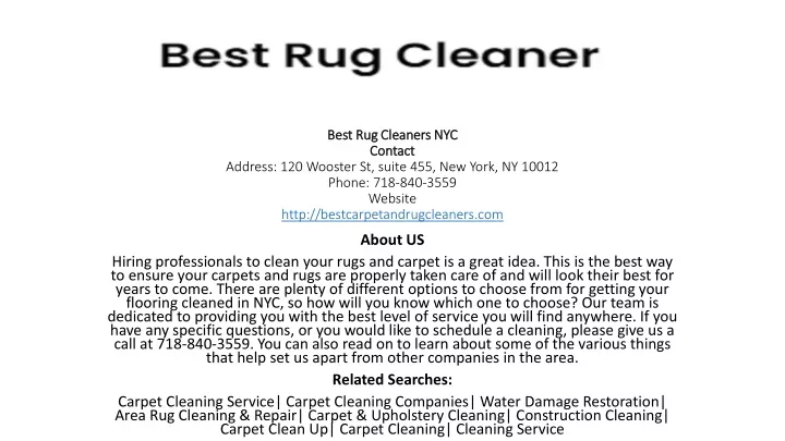 best rug cleaners nyc contact address 120 wooster