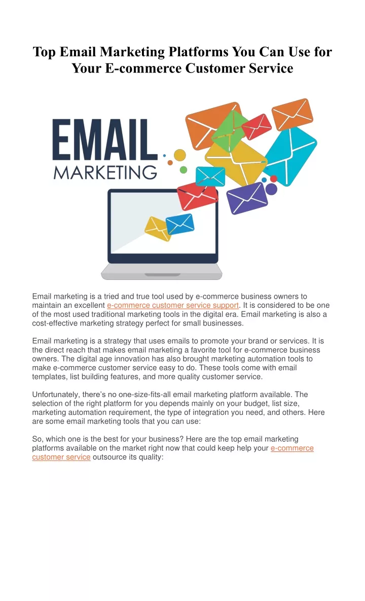 top email marketing platforms
