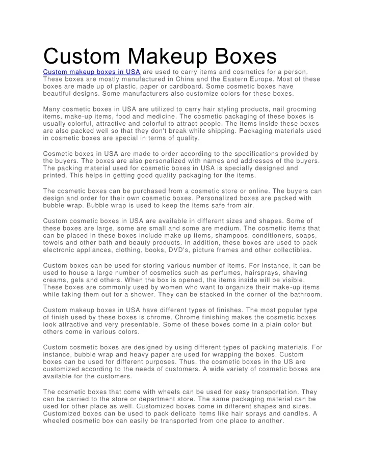 custom makeup boxes custom makeup boxes