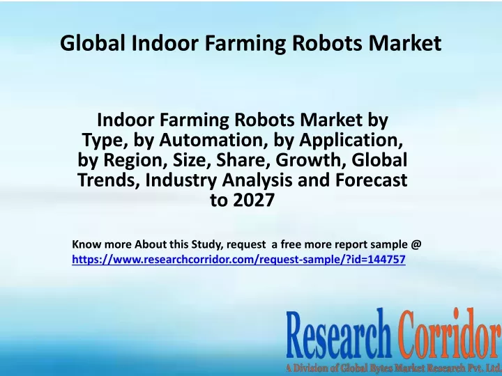 global indoor farming robots market