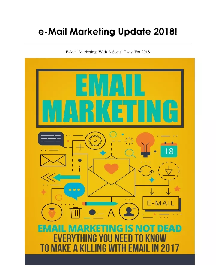 e mail marketing update 2018