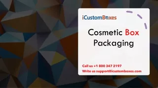 cosmetic box packaging