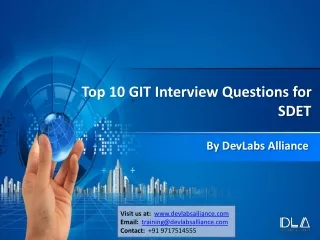 top 10 git interview questions for sdet