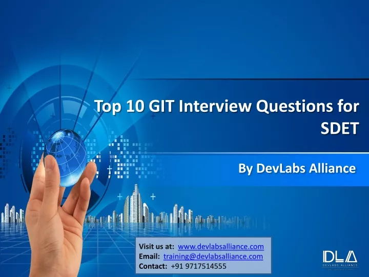 top 10 git interview questions for sdet