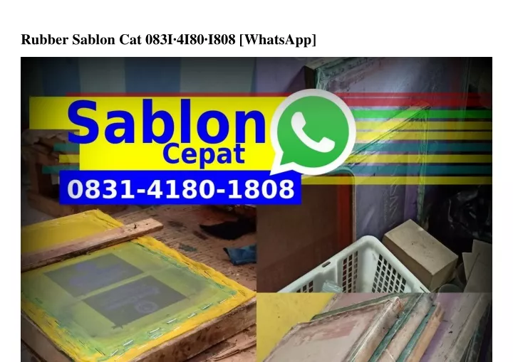 rubber sablon cat 083i 4i80 i808 whatsapp