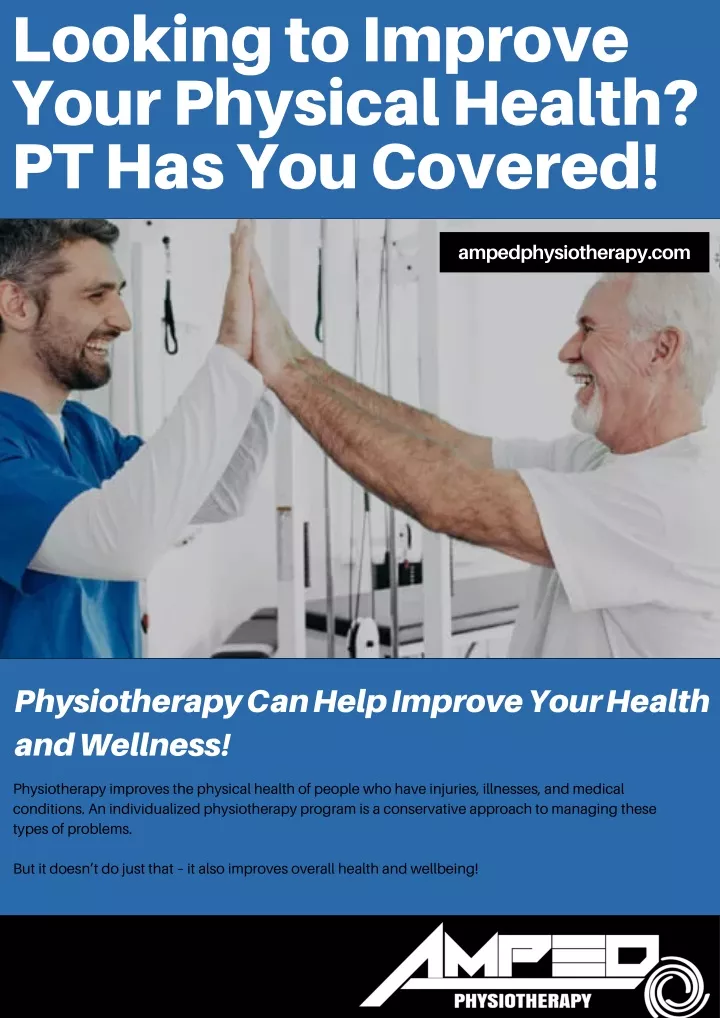 looking to improve your physical health