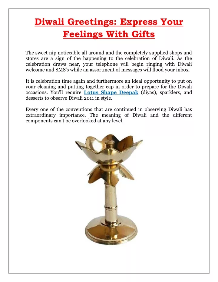 diwali greetings express your feelings with gifts