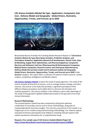 life science analytics market by type application