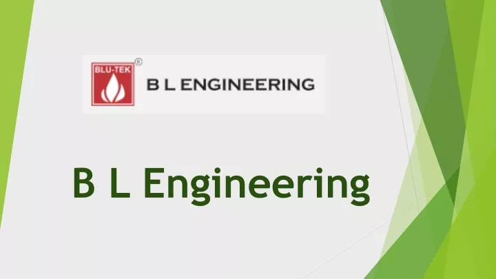 b l engineering