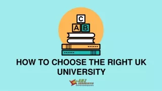 how to choose the right uk university
