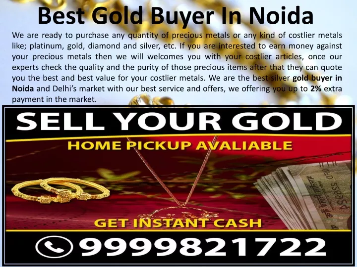best gold buyer in noida