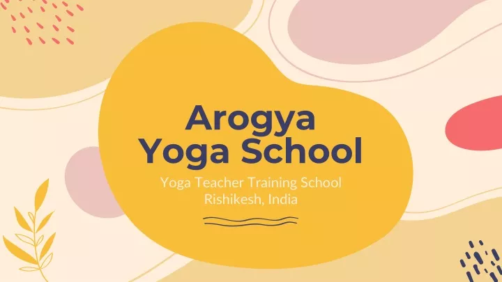 arogya yoga school