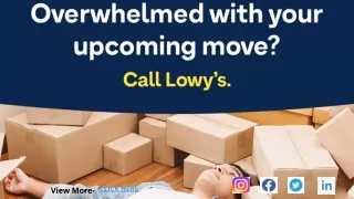 Best Commercial moving services NJ | NJ Business Office Lowy’s moving service