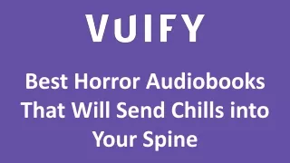 Best Horror Audiobooks That Will Send Chills into Your Spine