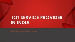 iot service provider in india