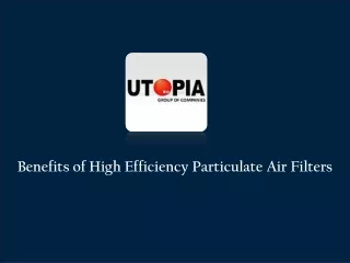 Benefits of Cleanroom Hepa Filters