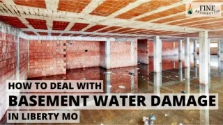 How to Deal With Basement Water Damage in Liberty MO
