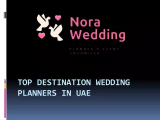 top destination wedding planners in uae